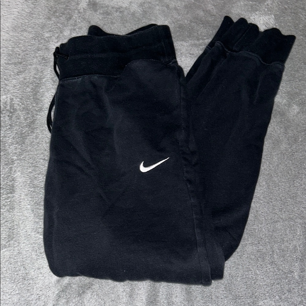 Nike Black Casual Joggers with Elastic Waistband